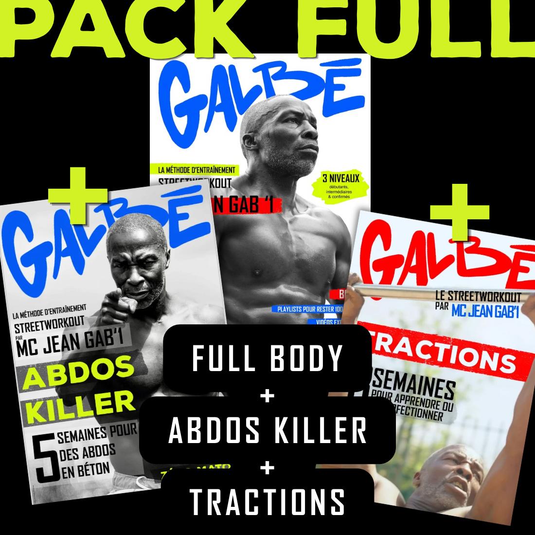 Pack FULL Body + Abdos Killer + Tractions