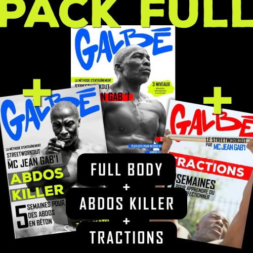 Pack FULL Body + Abdos Killer + Tractions